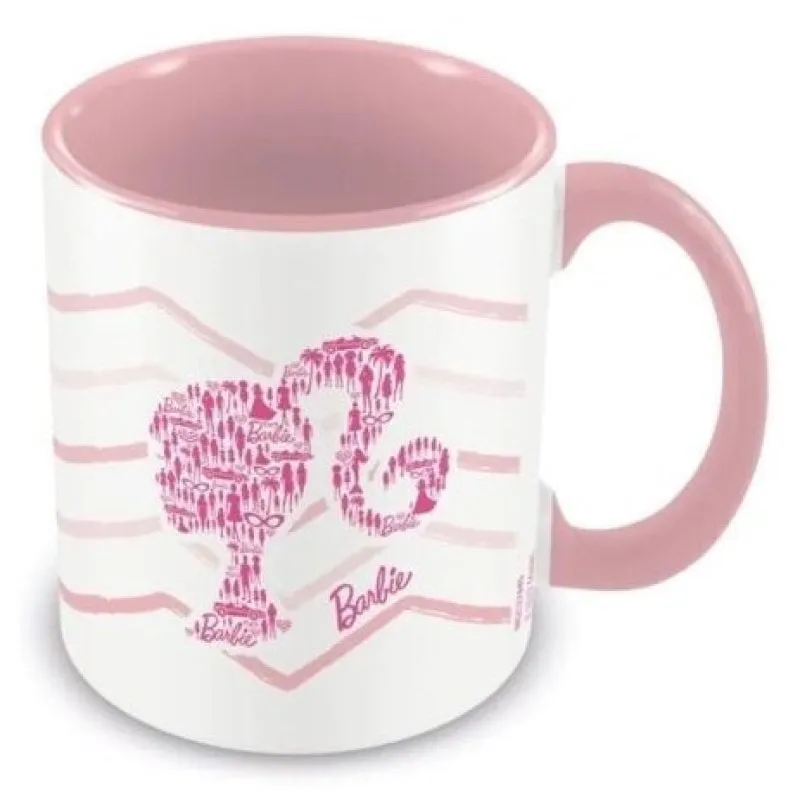 Tazza Barbie Silhouette Logo Ceramica 320 ml Ufficiale - immagine 1