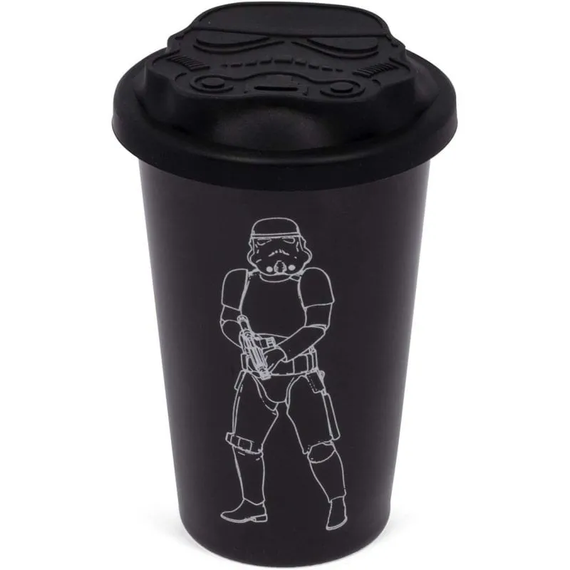 Tazza da Viaggio Original Stormtrooper Star Wars Ceramica Nera 275 ml - immagine 1