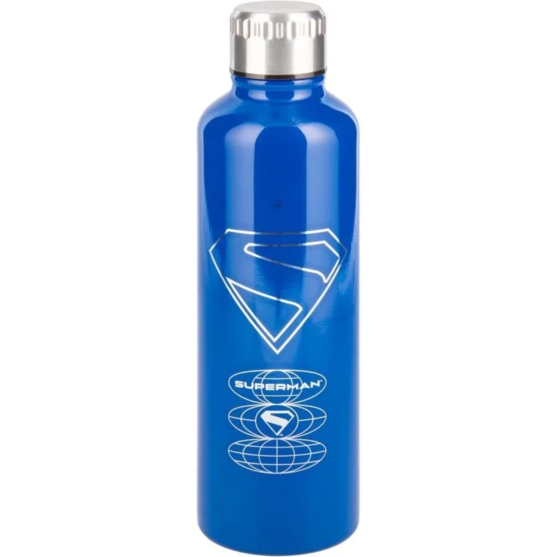Borraccia Metallo Paladone Superman DC 500ml Ufficiale Film - immagine 1
