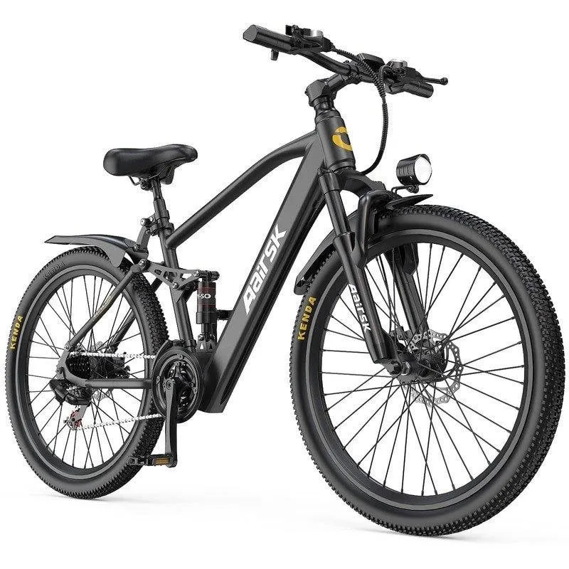 Bici Elettrica Aairsk 26 Pollici 250 W 468Wh 21 Velocita Nero - immagine 1