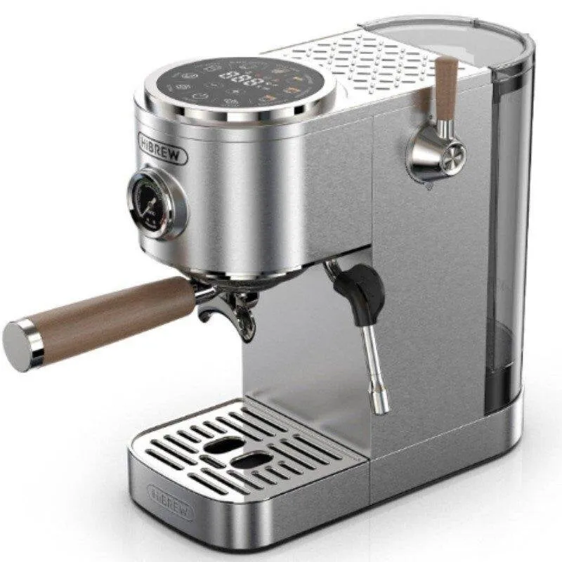 Macchina da caffè espresso semi-automatica HiBREW H13 doppia caldaia 1,3L 20 bar acciaio inox - immagine 1