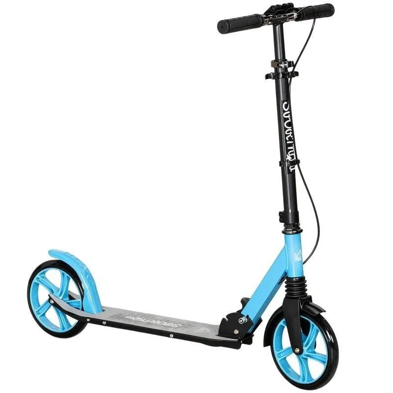 Monopattino pieghevole Welltin Alluminio Ruote 20 cm Doppio freno Blu - immagine 1