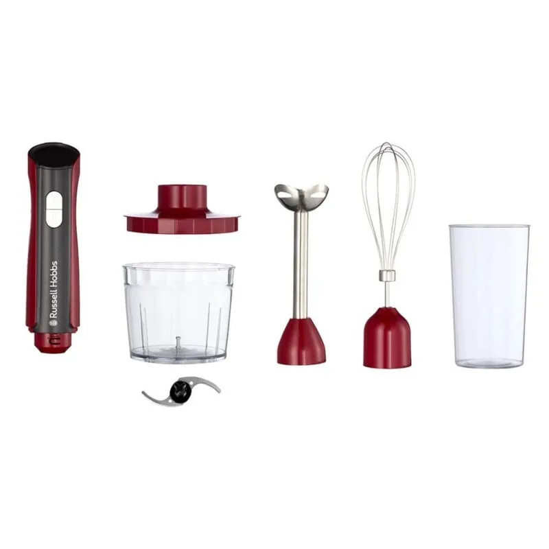 Frullatore a tazza portatile Russell Hobbs 27140-56 1L 500W Nero/Rosso - immagine 1