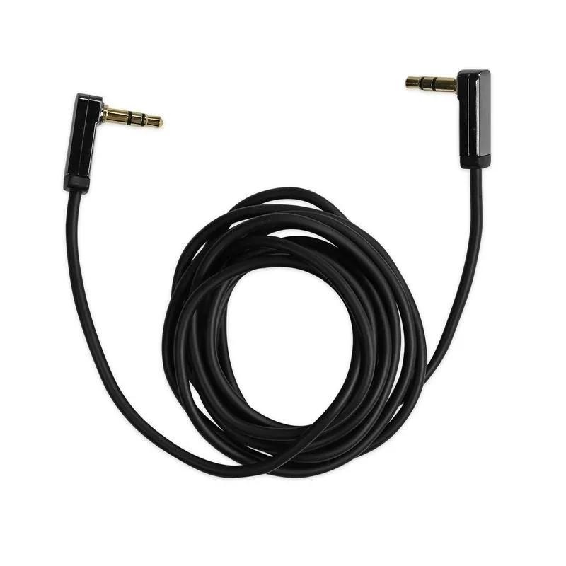 Cavo Audio Ekon 3,5 mm Maschio-Maschio Dorato 1,8 m Nero - immagine 1