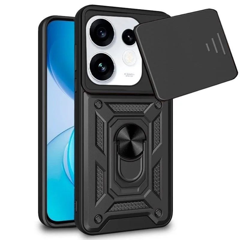 Funda COOL Hard Ring Nera per OPPO Reno16 5G e 16 Pro 5G - immagine 1