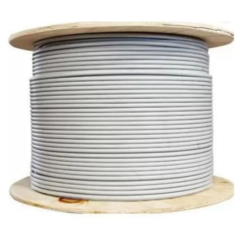 Cavo di rete Lanview Cat6a F-UTP 500 m AWG23 10Gbps Bianco - immagine 1