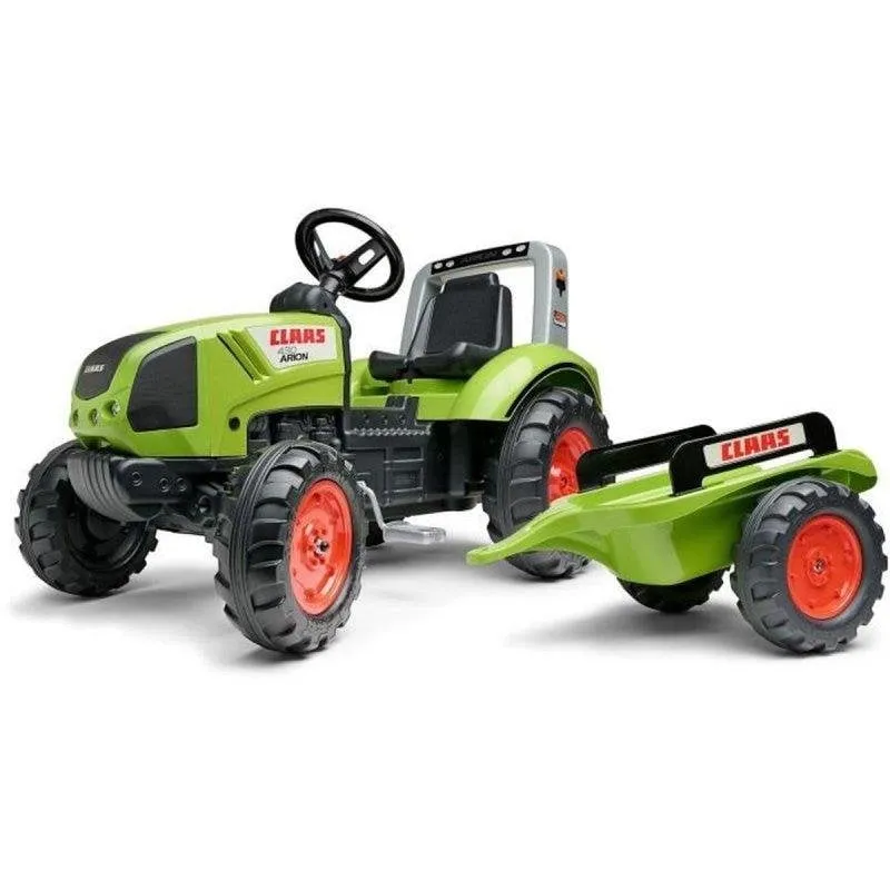 Trattore a pedali Falk Claas Arion 430 con rimorchio - immagine 1