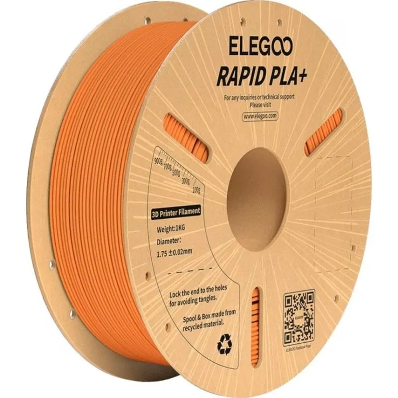 Filamento PLA Elegoo 50.203.0120 Arancione 1,75 mm Bassa Emissione CO₂ - immagine 1