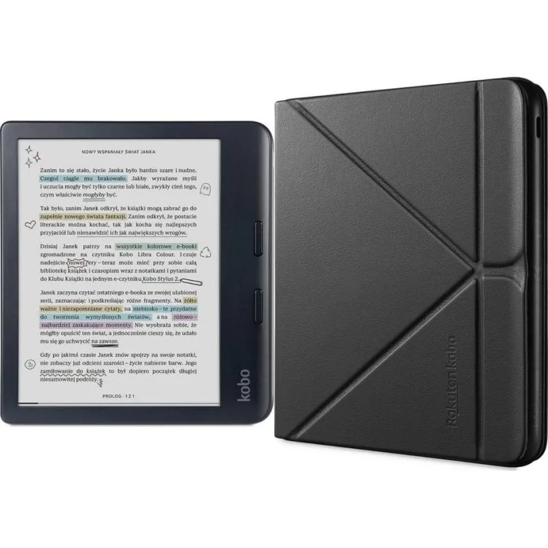 Libro Elettronico Kobo Libra Colour WiFi 7" 32GB Nero - immagine 1