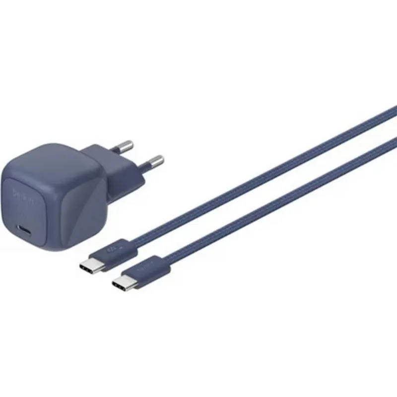 Caricatore Belkin BoostCharge 30W USB PD PPS e cavo 2m Indigo - immagine 1