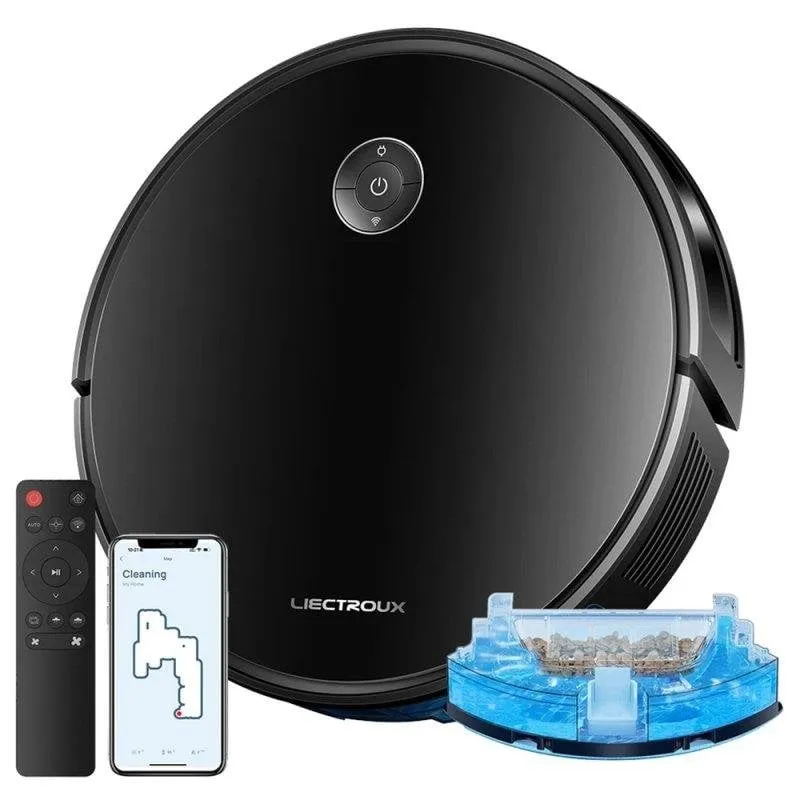Robot Aspirapolvere e Lavapavimenti Liectroux C7 Navigazione 2D 6000Pa Controllo Vocale - immagine 1