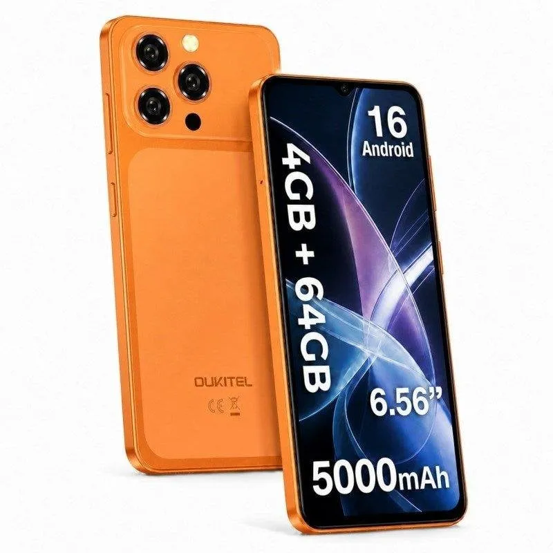 Oukitel C17 4G 64GB 4GB 6.52" Arancione Dual SIM - immagine 1