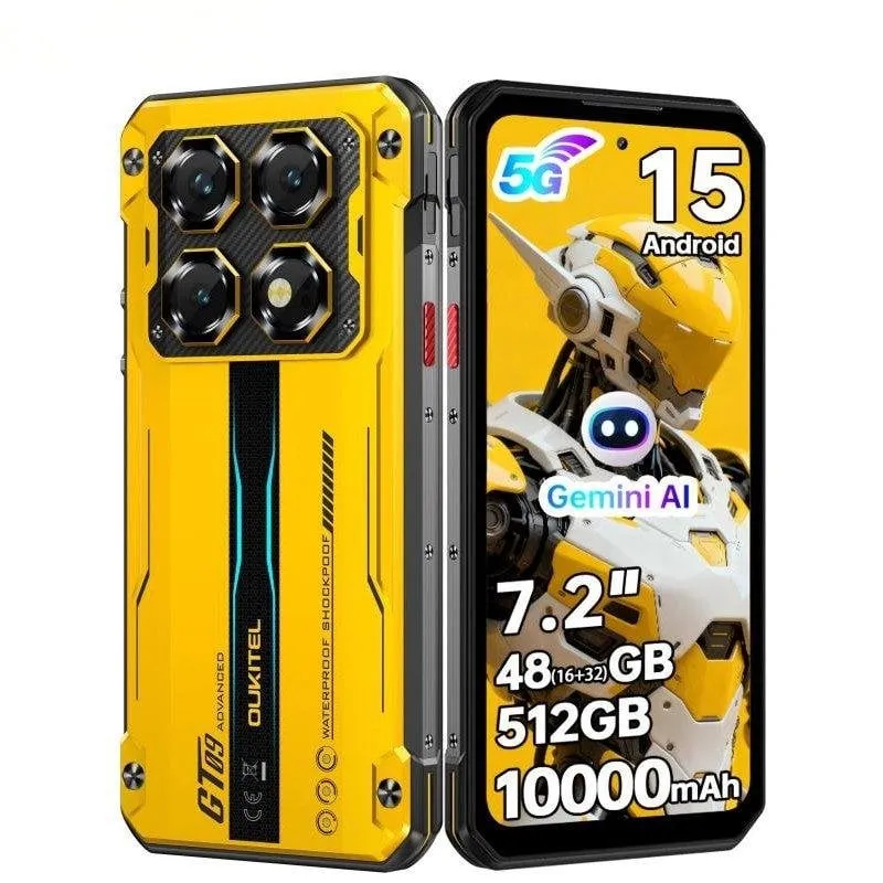 Oukitel WP60 5G 16GB 7.2" 512GB Giallo Batteria lunga - immagine 1