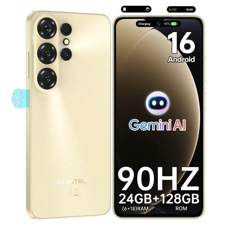 Oukitel C26 4G 6GB 128GB 6.63" Oro - immagine 1