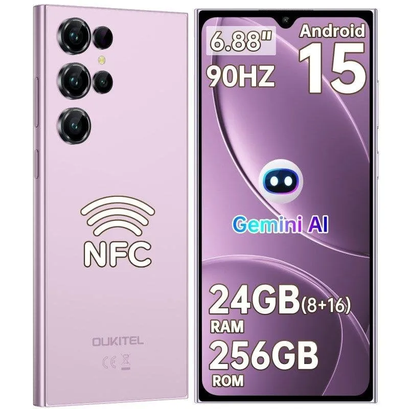 Oukitel C61 Pro 4G 8GB 256GB 6.88" Viola - immagine 1
