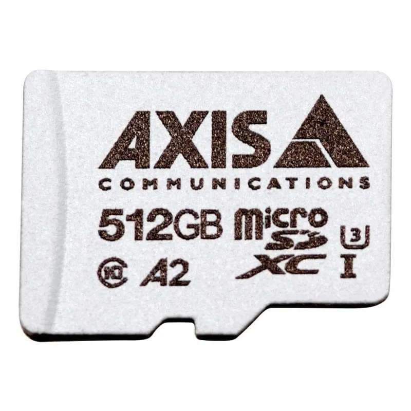 Scheda MicroSDXC Axis Surveillance Card 512 GB Classe 10 U3 Argento - immagine 1
