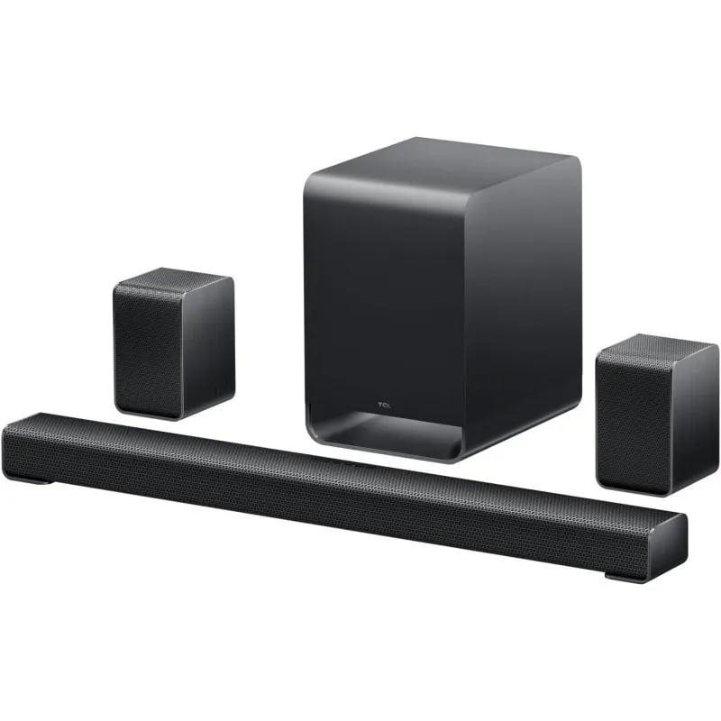 Barra Audio TCL S65K 5.1.2 580W Bluetooth 5.3 Subwoofer Wireless Dolby Atmos Titanio - immagine 1