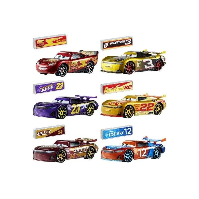 Veicolo Cars Disney Pixar NASCAR 1/55 Diecast con ruote scorrenti - immagine 1