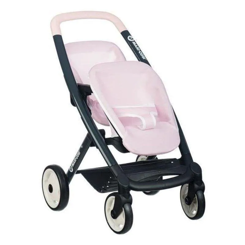 Passeggino gemellare Smoby Maxi-Cosi Twin Rosa - immagine 1