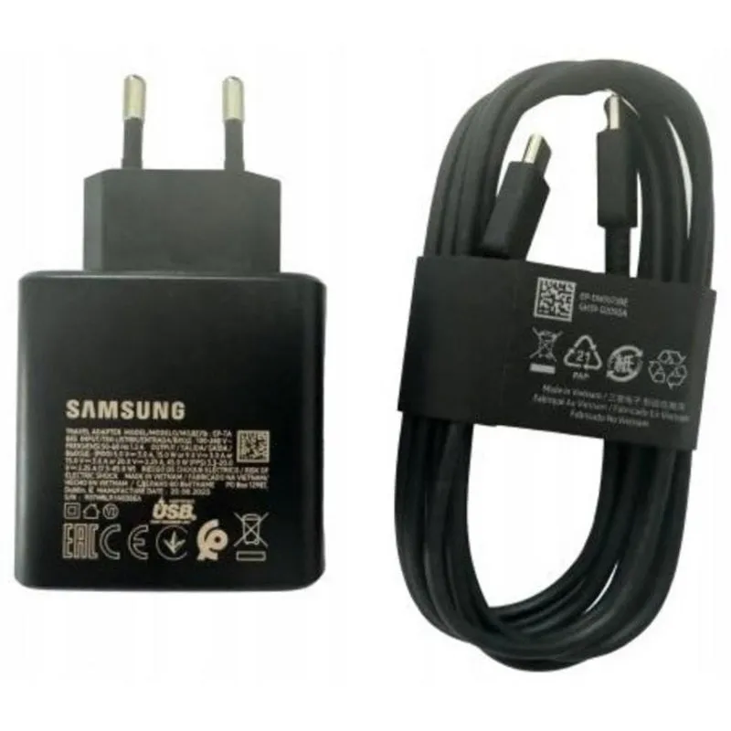 Caricatore Samsung 45W USB-C PD 3.0 Super Fast Charge 2.0 - immagine 1