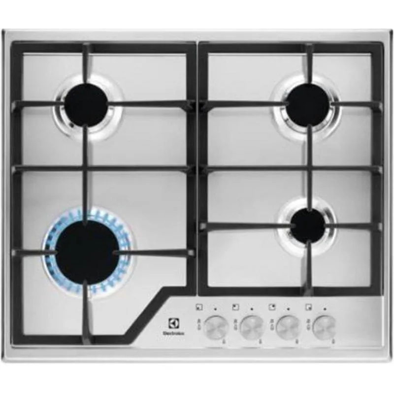 Piastra a gas Electrolux EGS6426SX 4 zone inox - immagine 1