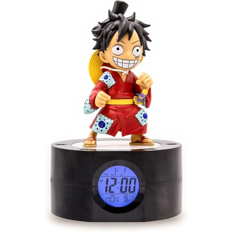 Sveglia LED Tekno Fun Luffy One Piece 18 cm USB - immagine 1