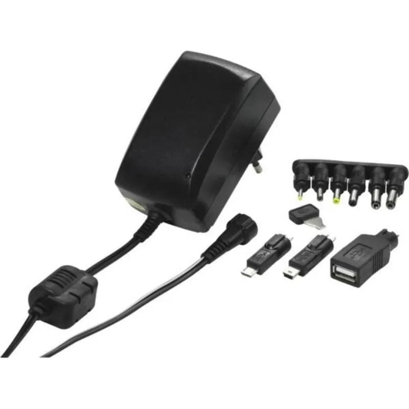 Alimentatore Vivanco VVITADAPT27WUN 27W universale 3-12V nero - immagine 1