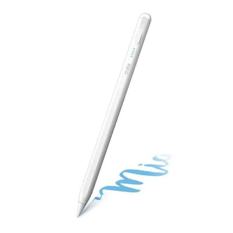 Penna Digitale SBS Stylus per iPad USB-C Bianco Autonomia 12h Magnetica - immagine 1