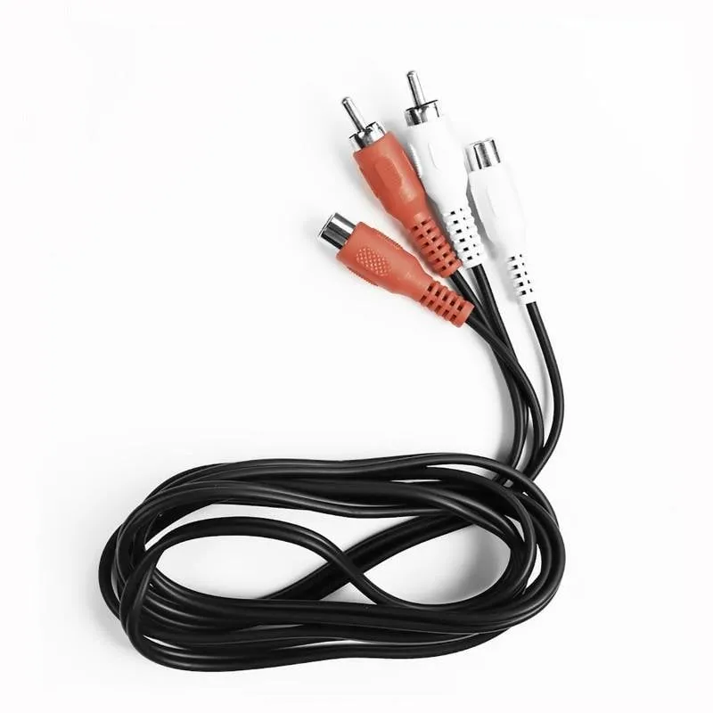 Cavo audio EKON ECA2RCA18MF 1,8 m nero - immagine 1