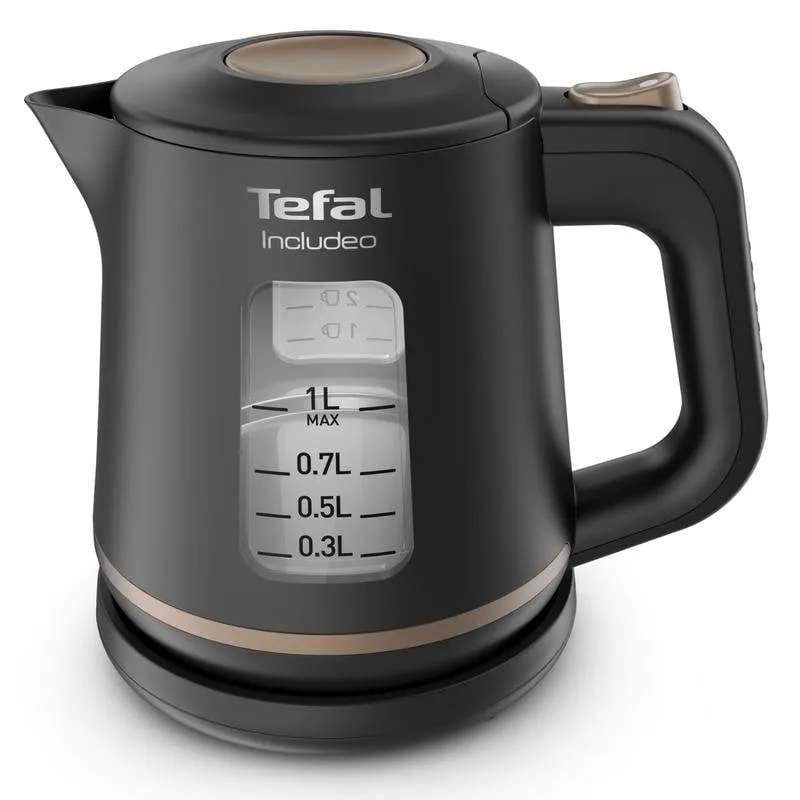 Bollitore Includeo KI5338 1 L 2400 W Nero - immagine 1