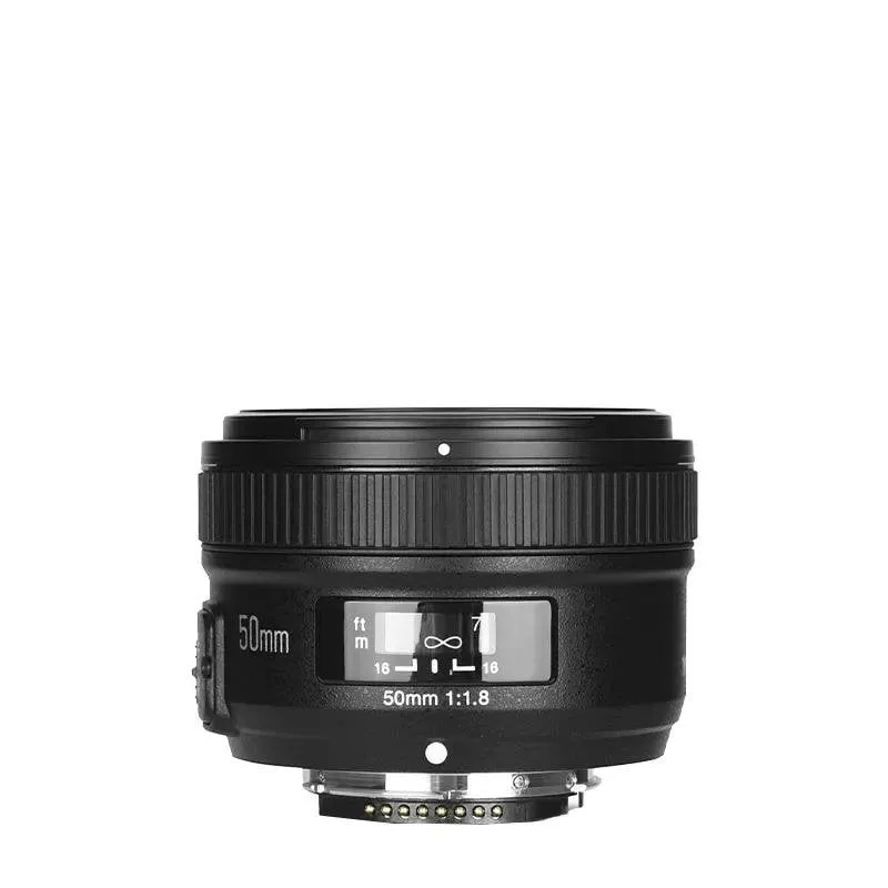 Obiettivo Yongnuo YN-50mm F1.8 Autofocus Attacco Nikon F Nero - immagine 1