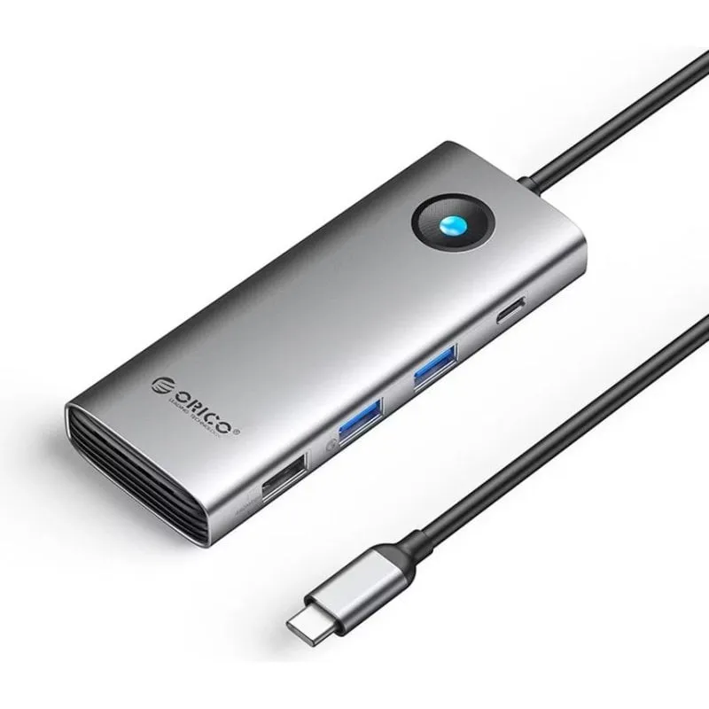 Docking USB-C Orico PW11 8 porte HDMI 2.0 VGA Ethernet - immagine 1