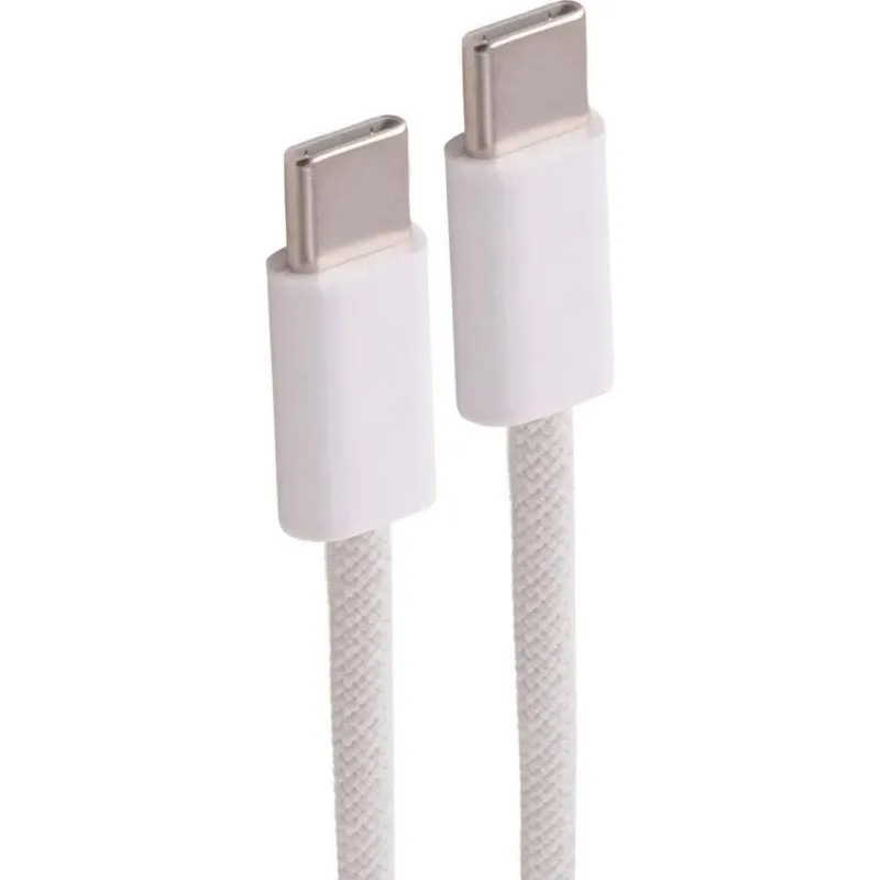 Cavo USB-C Shiverpeaks BS14-22016 0,5 m tessuto bianco USB 2.0 240 W - immagine 1