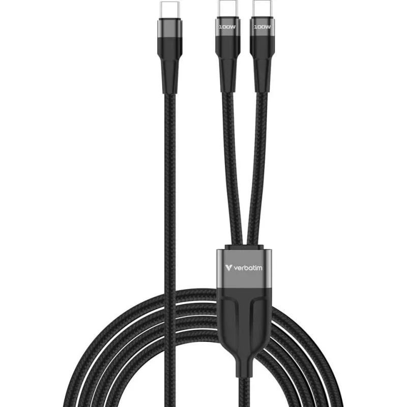 Cavo USB-C Verbatim 1,5 m 100 W - immagine 1