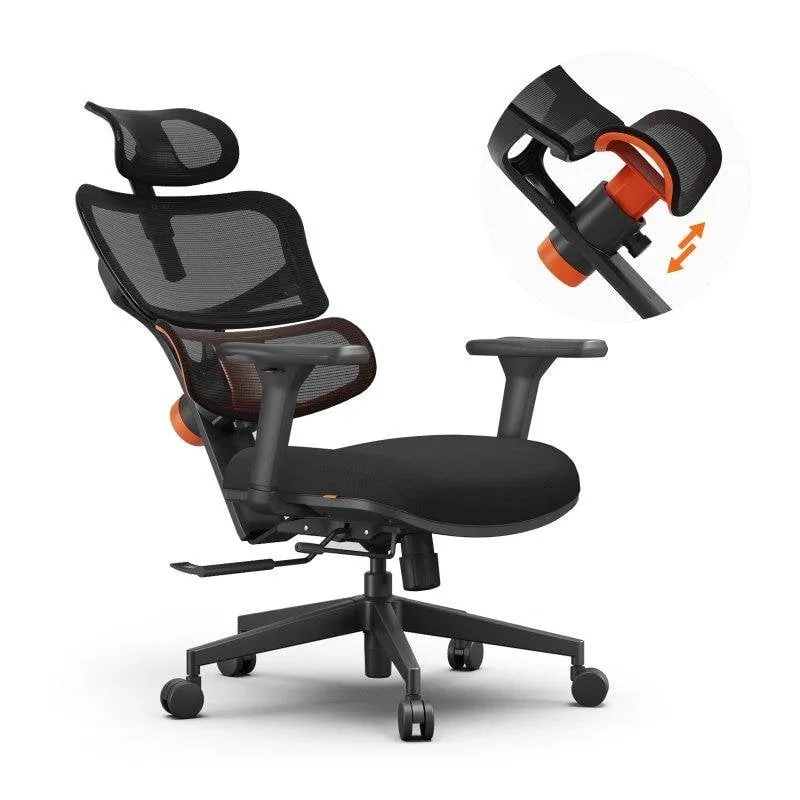 Sedia da ufficio Newtral NT001 ergonomica con supporto lombare adattivo - immagine 1