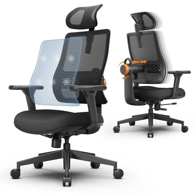 Sedia Ufficio Ergonomica NEWTRAL MAGICH003 Supporto Lombare Adaptativo - immagine 1