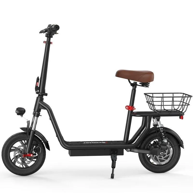 Monopattino elettrico iScooter I12 500W Autonomia 35km Freni a disco Nero - immagine 1