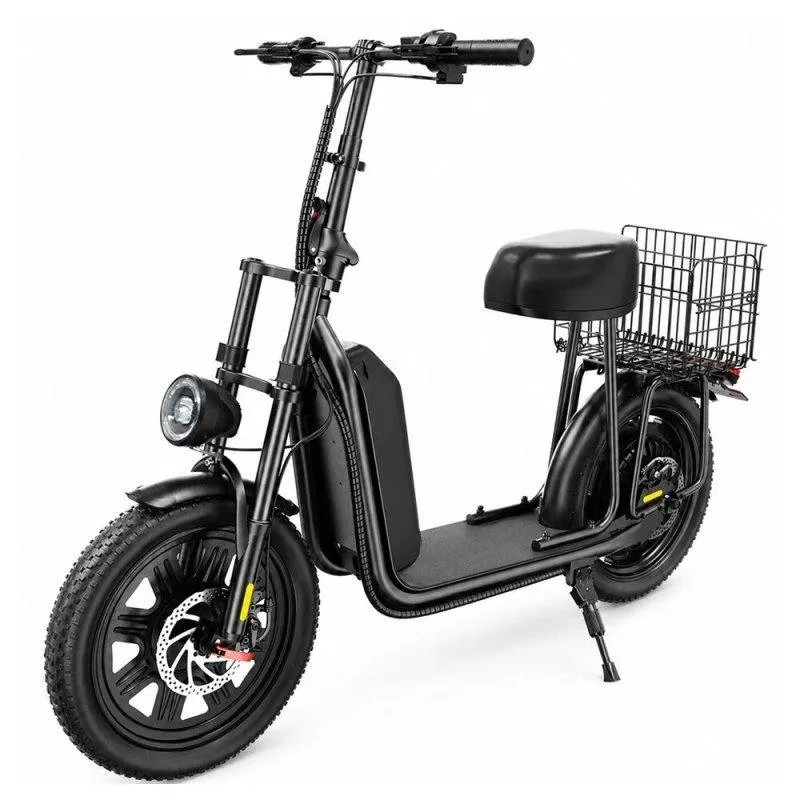 Monopattino elettrico iScooter F7 1000W Autonomia 72km Doppia sospensione Nero - immagine 1