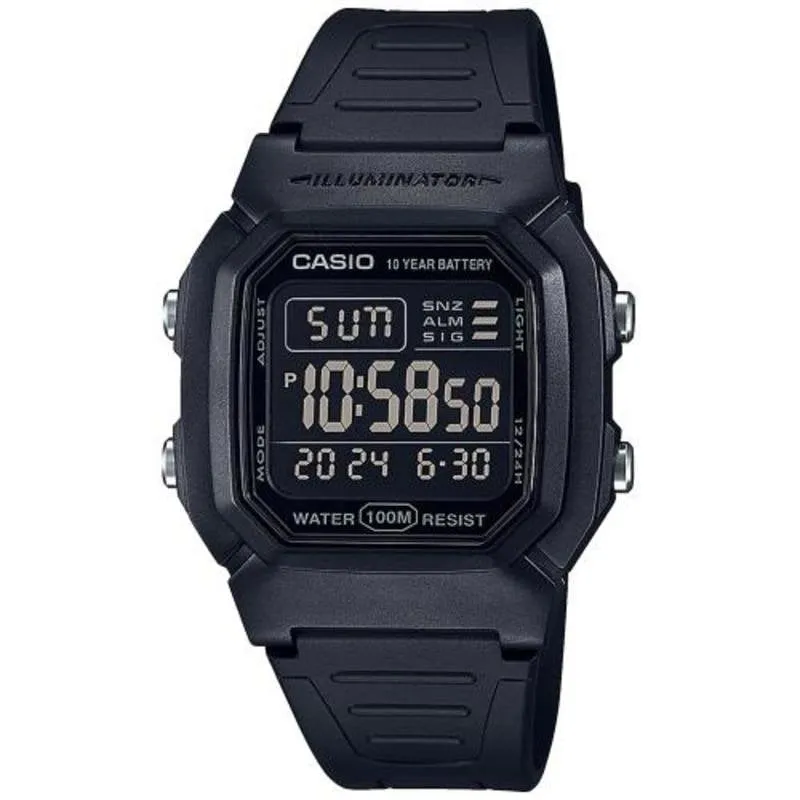 Orologio Casio W-800H-1BVES Impermeabile - immagine 1