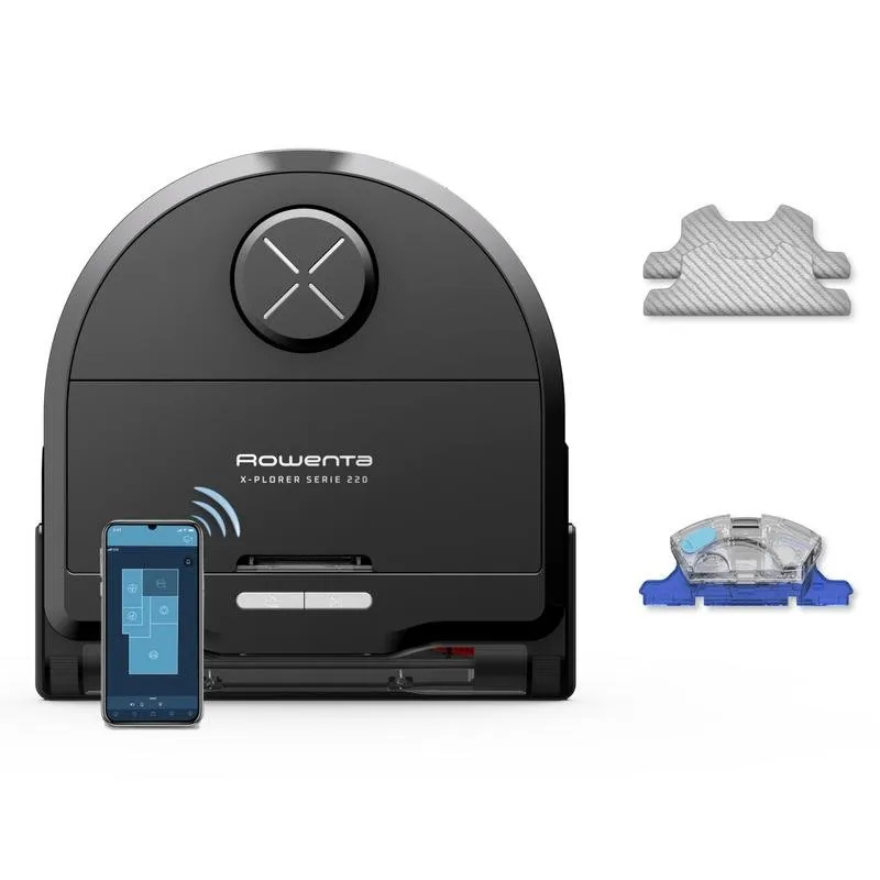 Robot Aspirapolvere Rowenta X-Plorer RR9465WH Navigazione Intelligente 70 dB 120 min - immagine 1