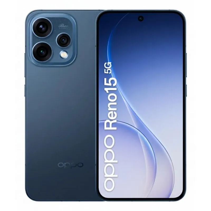 OPPO Reno15 5G 8GB 6.59" Nero 512GB Tripla fotocamera - immagine 1