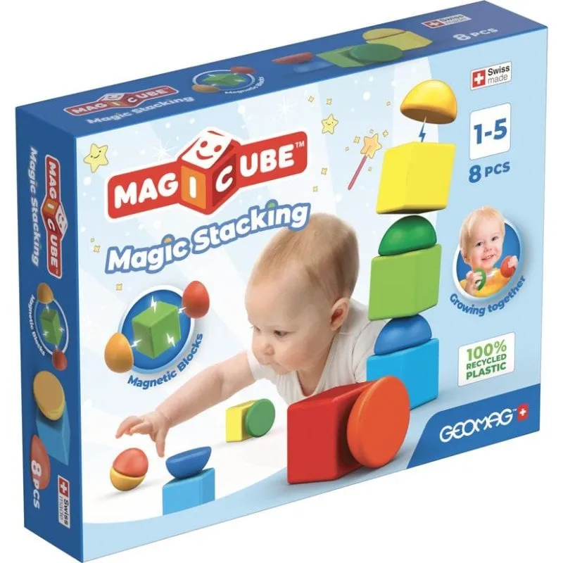 Geomag Magicube GM061 Set di Blocchi Magnetici 8 Pezzi - immagine 1