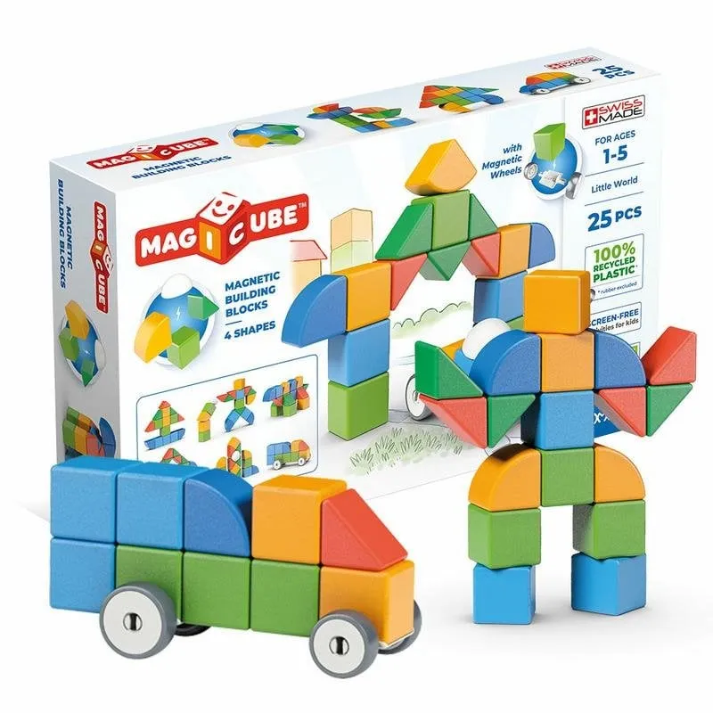 Geomag Magicube Re Little World PF.331.204.00 25 pezzi - immagine 1