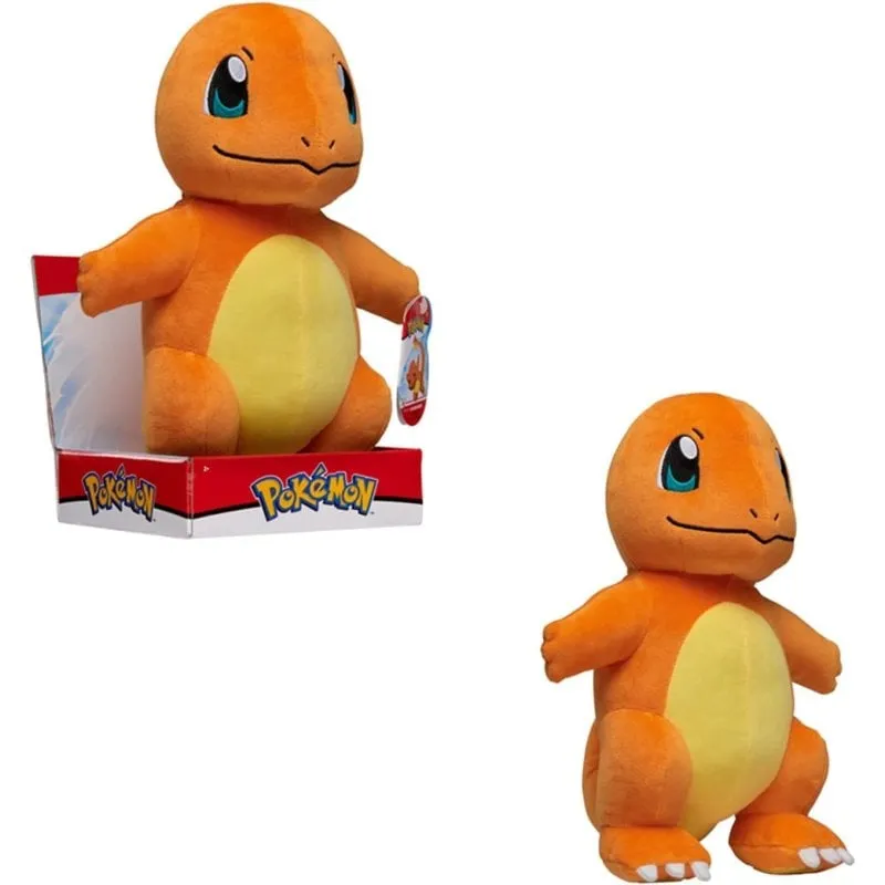Peluche Pokémon Charmander 26 cm Ufficiale Nintendo Poliestere - immagine 1