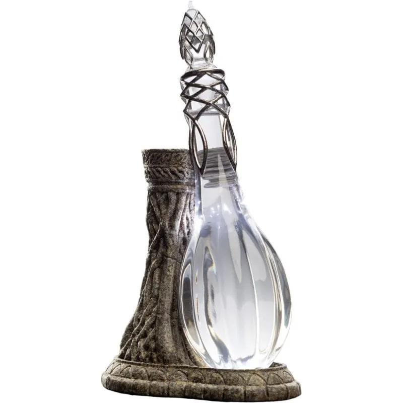 Replica Phial di Galadriel Il Signore degli Anelli Bottiglia LED 10 cm - immagine 1