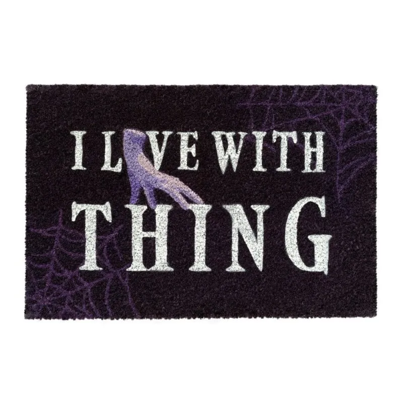Zerbino Mundo Series I Live With Thing Wednesday stile gotico - immagine 1