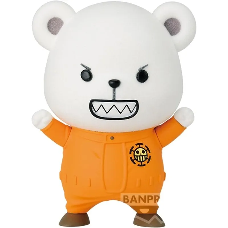 Figura One Piece Banpresto Bepo Fluffy Puffy Chopper 7 cm - immagine 1