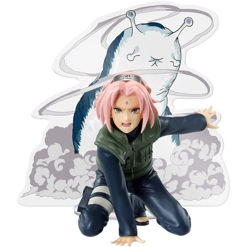 Figura Sakura Haruno Banpresto Panel Spectacle Naruto 9 cm PVC - immagine 1