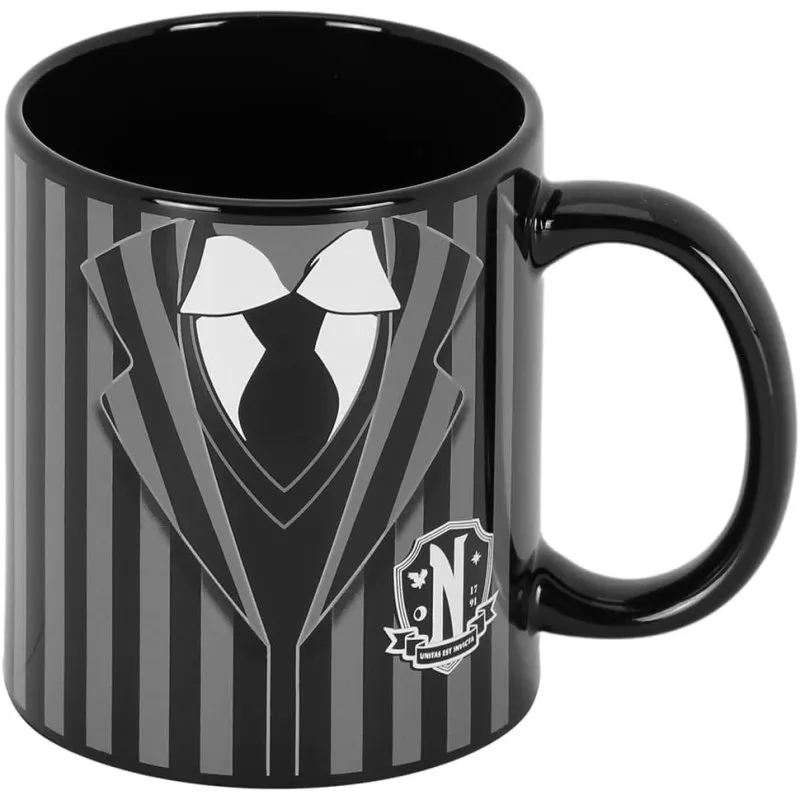 Tazza Karacter Mania Wednesday Ceramica 380 ml Licenza Ufficiale - immagine 1