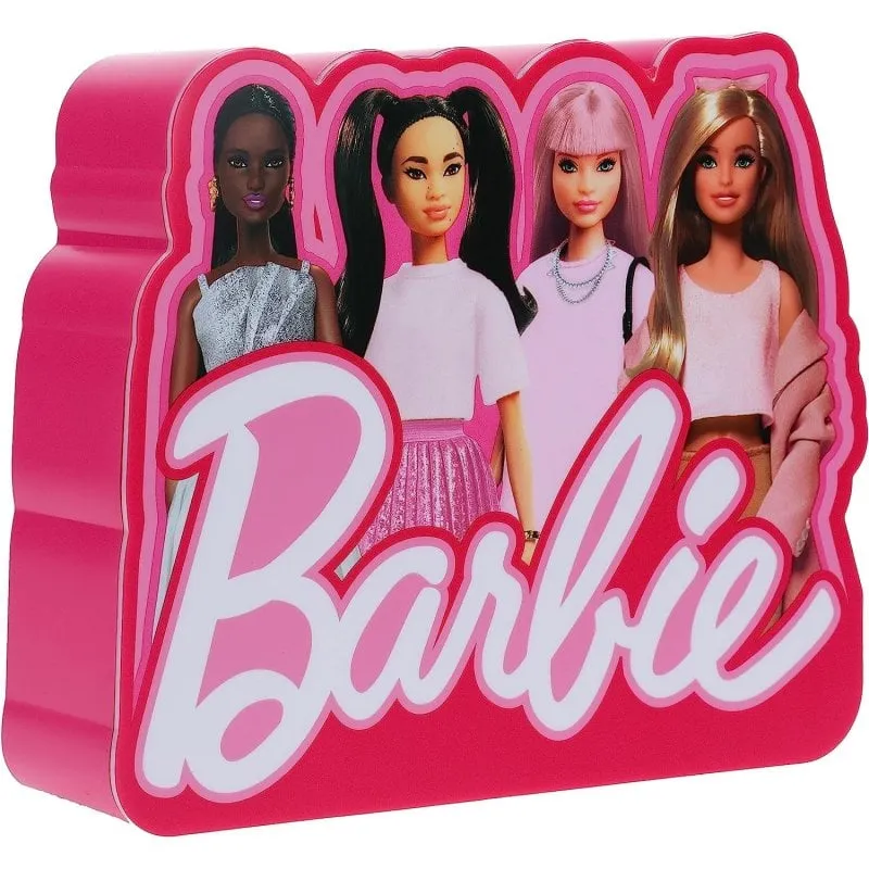 Lampada Box Light Barbie Paladone 16cm Multibarbie Luce Rosa - immagine 1